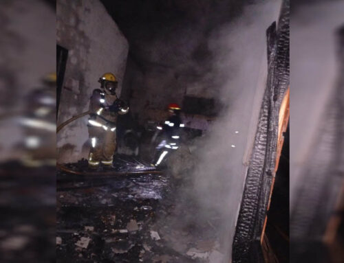 Incendio de vivienda en Barrio Cataratas