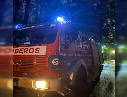 Puerto Iguazú: bomberos y policía intervienen en la extracción de un cuerpo sin vida en Zona de Granjas