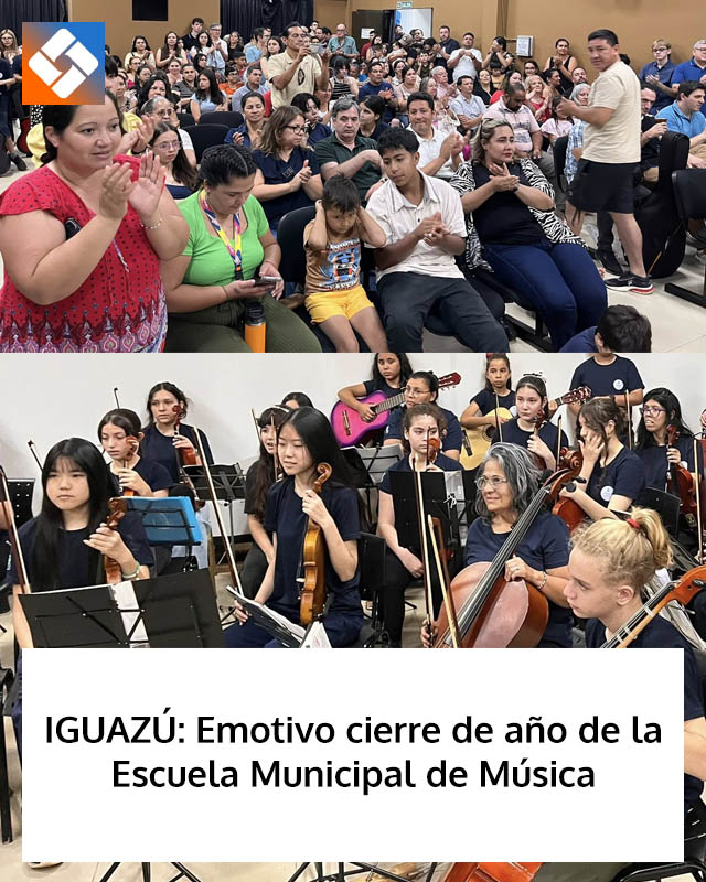 IGUAZÚ: Emotivo cierre de año de la Escuela Municipal de Música
