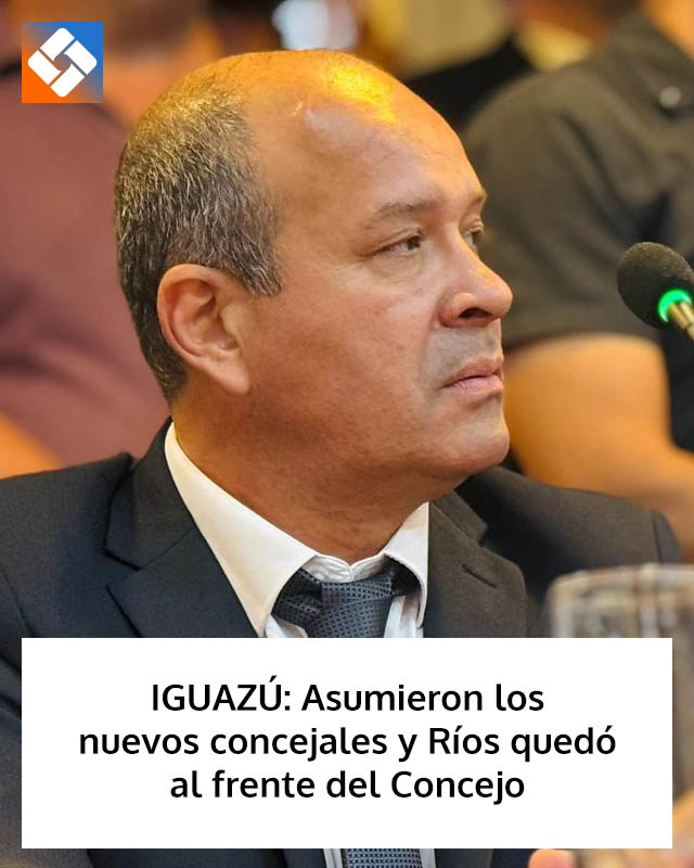 IGUAZÚ: Asumieron los nuevos concejales y Ríos quedó al frente del Concejo