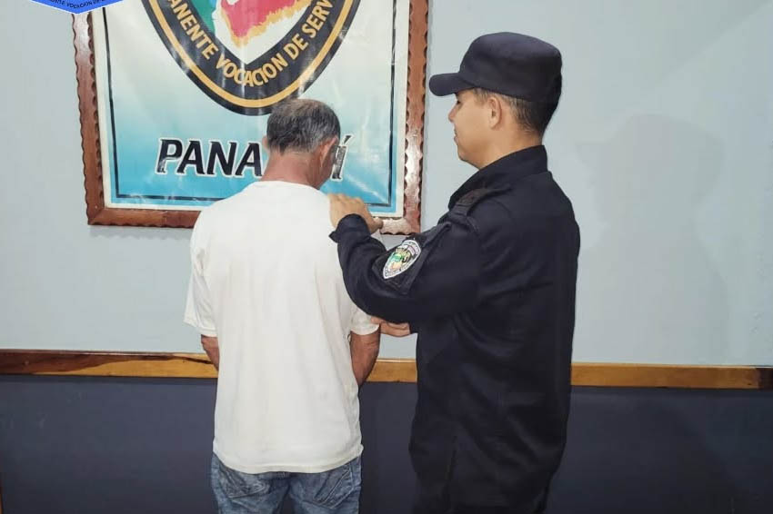 OBERÁ: Un hombre alcoholizado causó disturbios en la casa de un vecino y terminó detenido