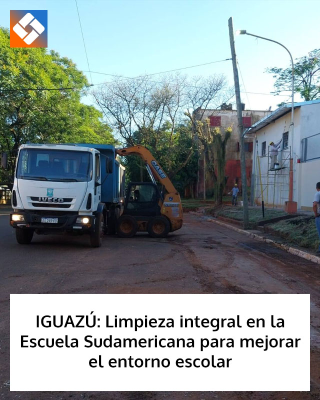 IGUAZÚ: Limpieza integral en la Escuela Sudamericana para mejorar el entorno escolar