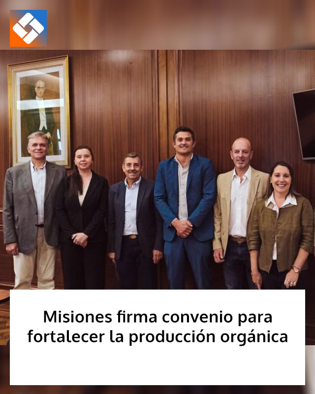 Misiones firma convenio para fortalecer la producción orgánica