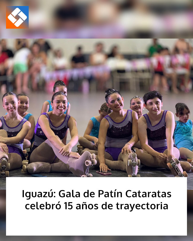 Iguazú: Gala de Patín Cataratas celebró 15 años de trayectoria