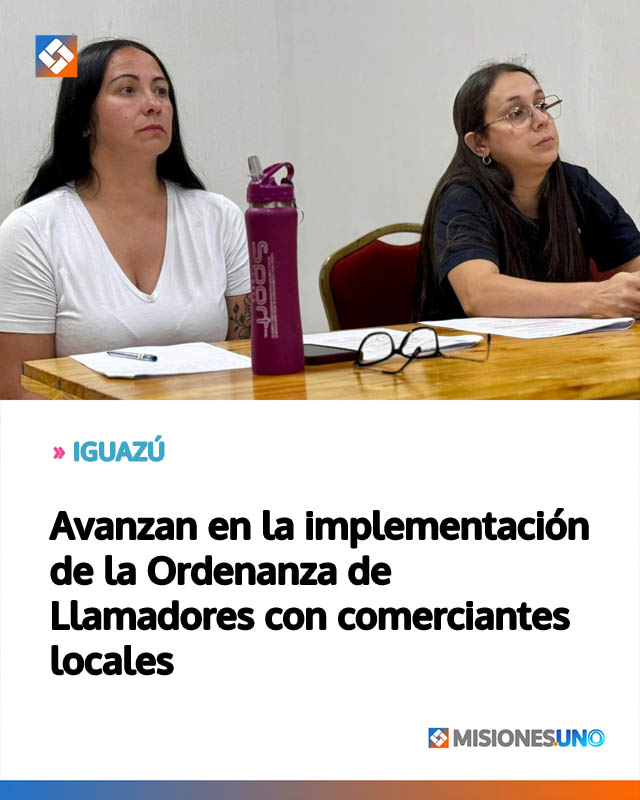 Avanzan en la implementación de la Ordenanza de Llamadores con comerciantes locales