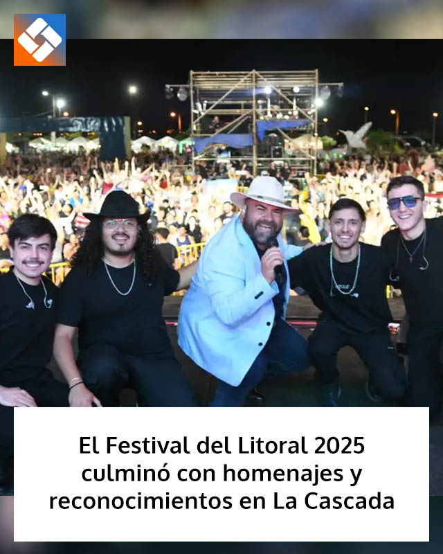 POSADAS: El Festival del Litoral y del Mercosur cerró su edición 2025 en el parque La Cascada