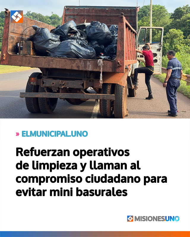 Refuerzan operativos de limpieza y llaman al compromiso ciudadano para evitar mini basurales