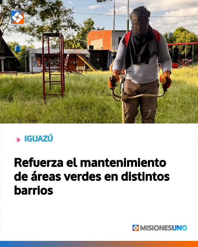 Refuerza el mantenimiento de áreas verdes en distintos barrios