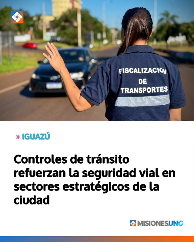 Controles de tránsito refuerzan la seguridad vial en sectores estratégicos de la ciudad