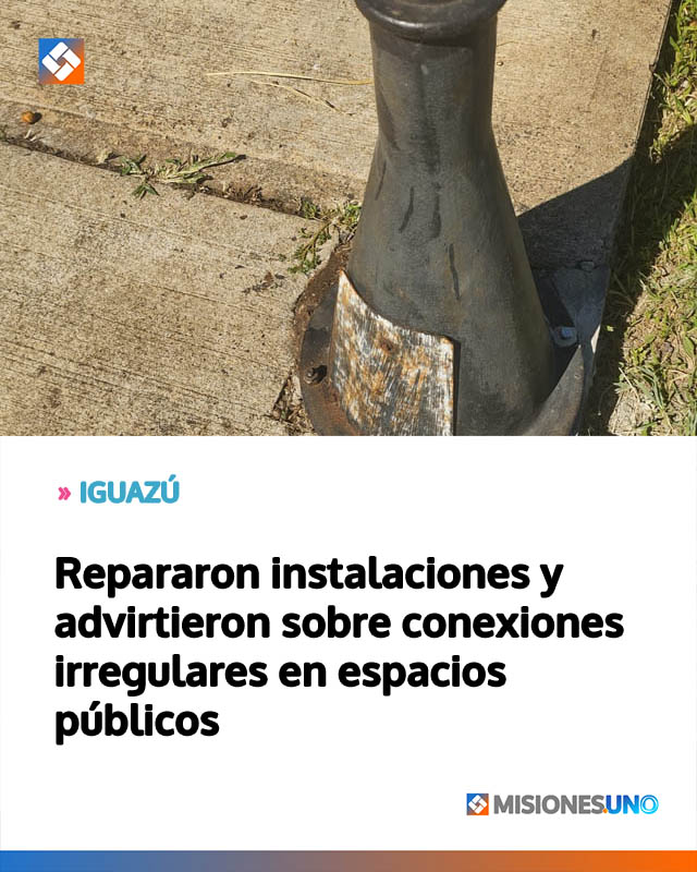 Repararon instalaciones y advirtieron sobre conexiones irregulares en espacios públicos